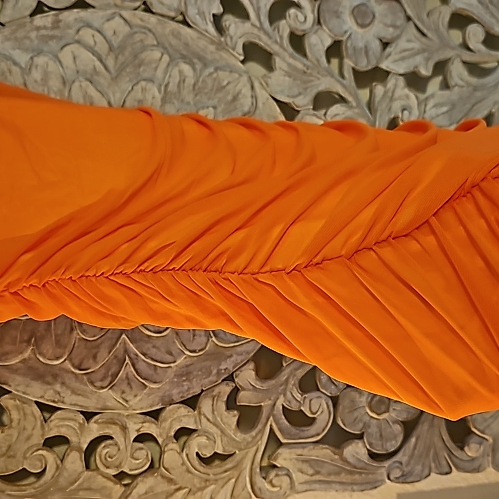 CHICME BodyCon Orange Dress - Picture 3 of 6
